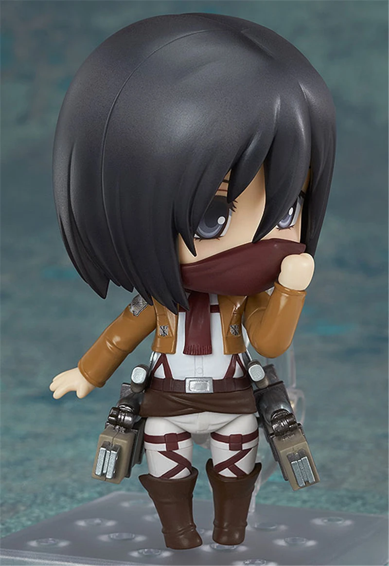 Anime Attack on Titan Shingeki no Kyojin Mikasa Ackerman 365 PVC Action Figures Collection Model Kids Toys Doll Gifts 10cm