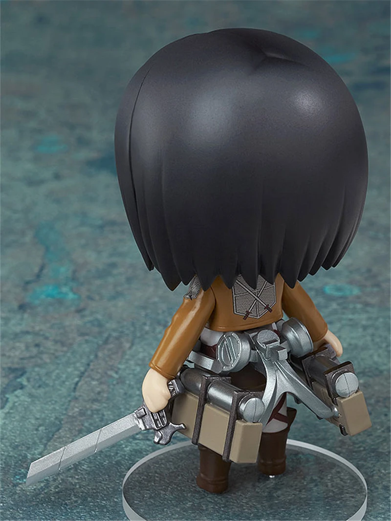 Anime Attack on Titan Shingeki no Kyojin Mikasa Ackerman 365 PVC Action Figures Collection Model Kids Toys Doll Gifts 10cm