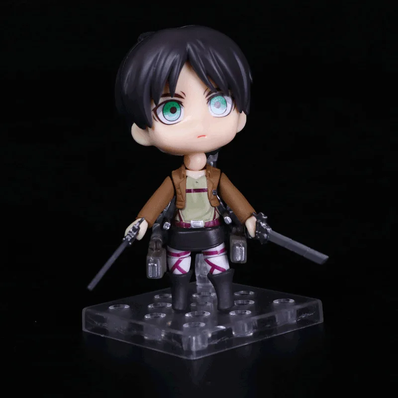 Anime Attack On Titan Levi Ackerman 213#Figure 417# 375# 207# Eren Yeager 390# 203# Mikasa Shingeki no Kyojin Figurine Toys Doll