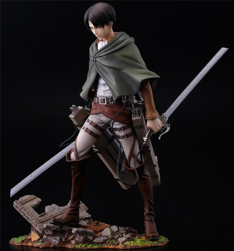 Anime Attack on Titan Levi Ackerman 1/8 Scale PVC Action Figure Collection Model Shingeki No Kyojin Rivaille Ackerman Toys Doll