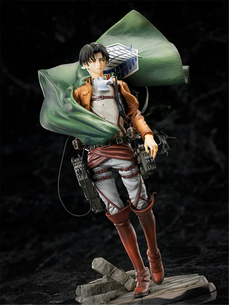 Anime Attack on Titan Shingeki no Kyojin Levi Ackerman Battle Ver. GK PVC Action Figure Statue Collection Model Toys Doll Gifts