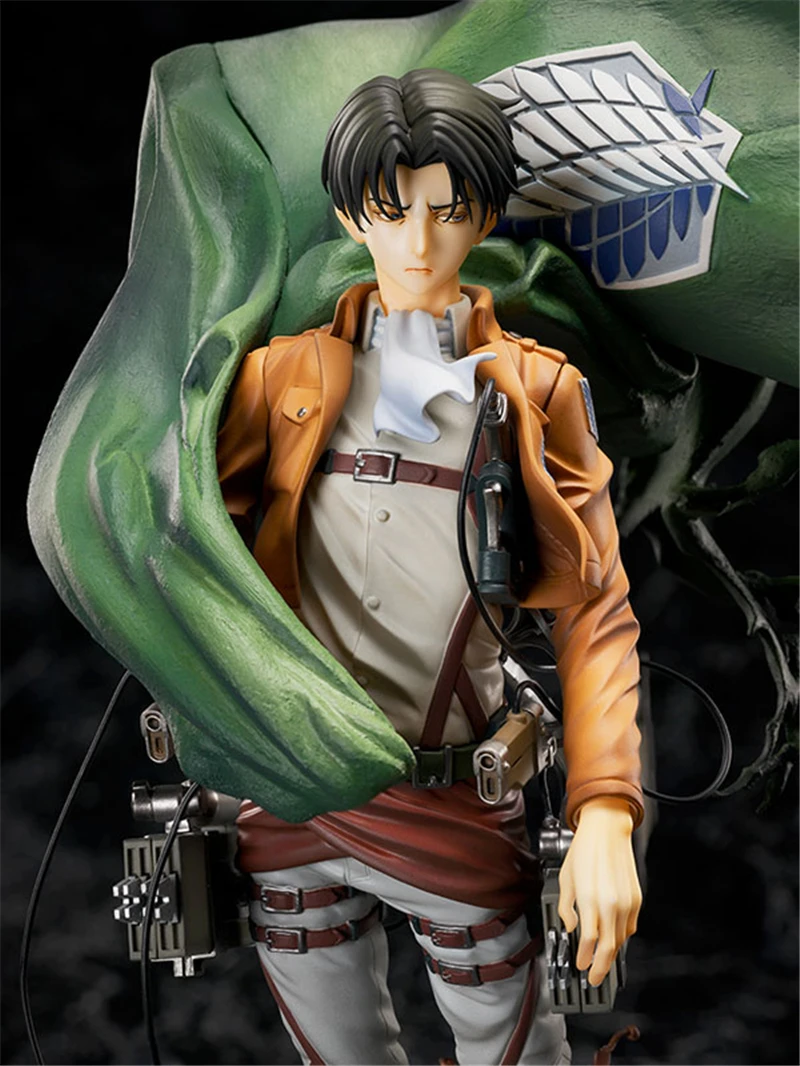 Anime Attack on Titan Shingeki no Kyojin Levi Ackerman Battle Ver. GK PVC Action Figure Statue Collection Model Toys Doll Gifts