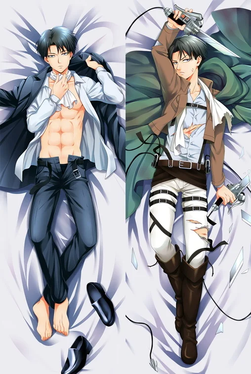 Attack On Titan Cushion Dakimakura Pillowcase Hugging Body Pillow Sexy Japan Anime Game Boyfriend Pillow Otaku Pillow Cover