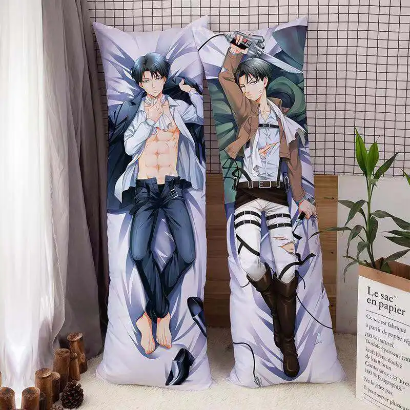 Attack On Titan Cushion Dakimakura Pillowcase Hugging Body Pillow Sexy Japan Anime Game Boyfriend Pillow Otaku Pillow Cover