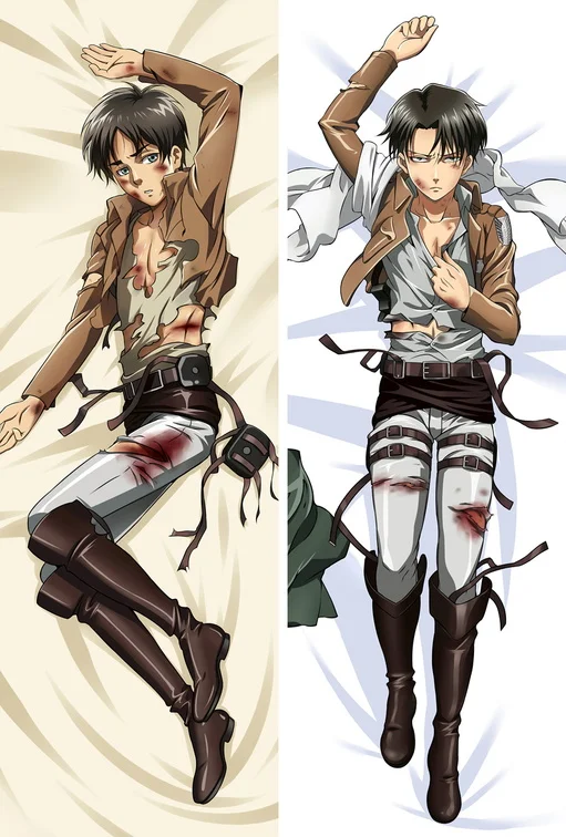 Attack On Titan Cushion Dakimakura Pillowcase Hugging Body Pillow Sexy Japan Anime Game Boyfriend Pillow Otaku Pillow Cover