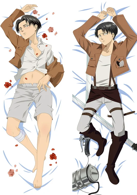 Attack On Titan Cushion Dakimakura Pillowcase Hugging Body Pillow Sexy Japan Anime Game Boyfriend Pillow Otaku Pillow Cover