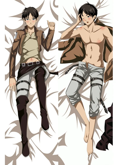 Attack On Titan Cushion Dakimakura Pillowcase Hugging Body Pillow Sexy Japan Anime Game Boyfriend Pillow Otaku Pillow Cover