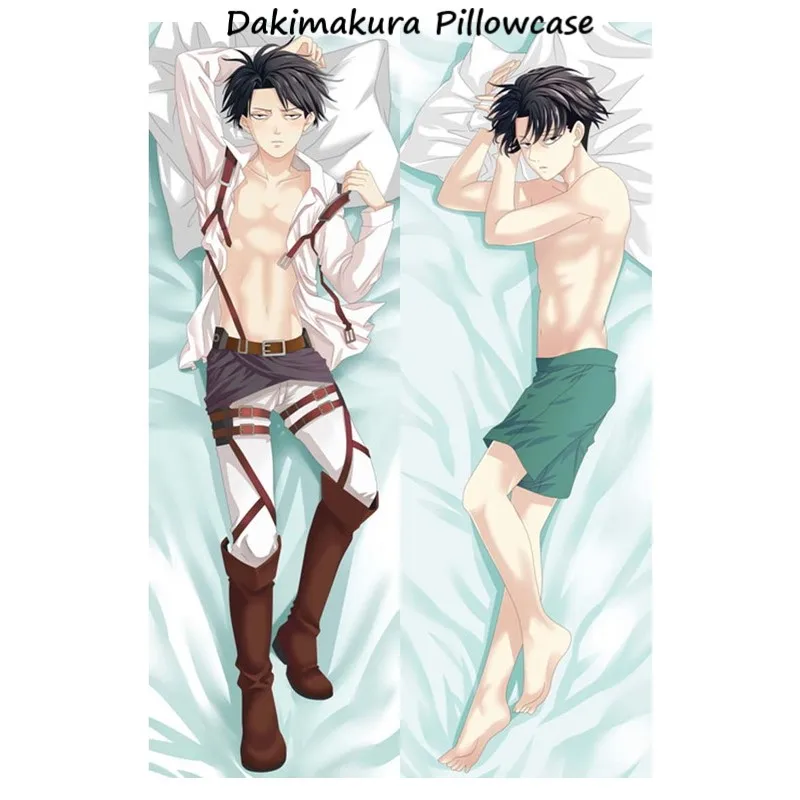 Attack On Titan Body Pillow Case Anime Dakimakura Pillowcase Sexy Girl Loli Pillow Cushion 180X60 Backrest Bed Pillow Cover 18