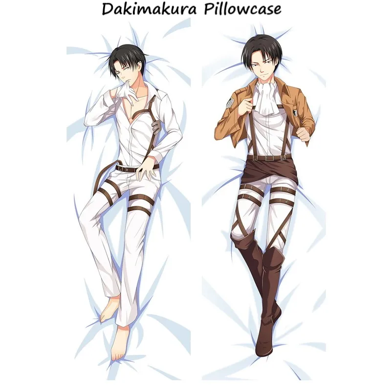 Attack On Titan Body Pillow Case Anime Dakimakura Pillowcase Sexy Girl Loli Pillow Cushion 180X60 Backrest Bed Pillow Cover 18