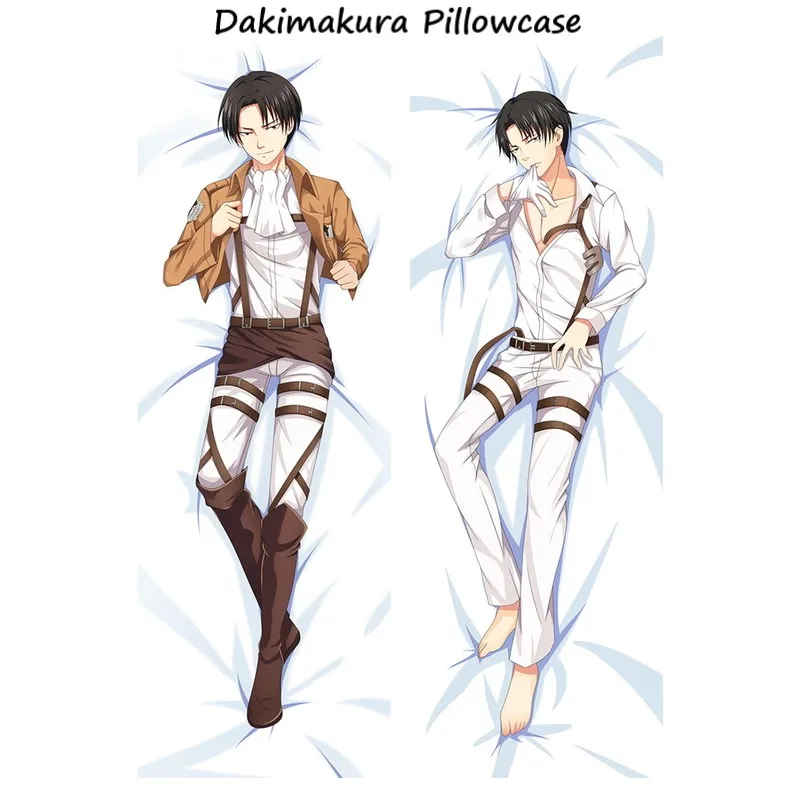 Attack On Titan Body Pillow Case Anime Dakimakura Pillowcase Sexy Girl Loli Pillow Cushion 180X60 Backrest Bed Pillow Cover 18