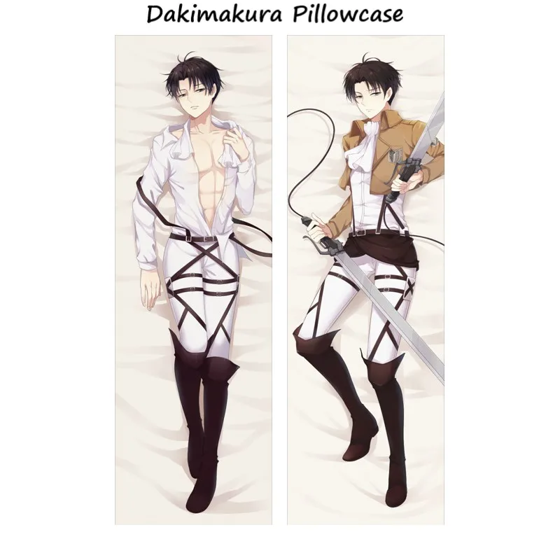 Attack On Titan Body Pillow Case Anime Dakimakura Pillowcase Sexy Girl Loli Pillow Cushion 180X60 Backrest Bed Pillow Cover 18