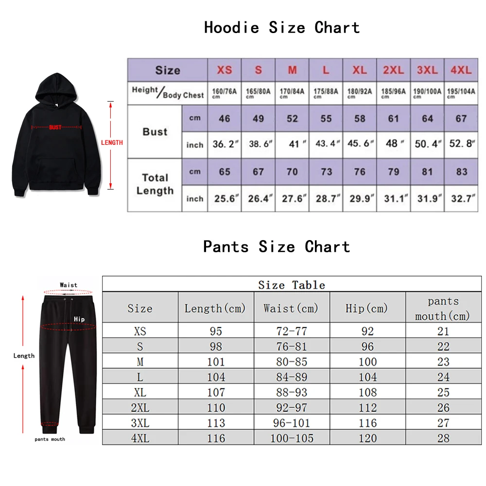 Anime Attack on Titan Fleece Tracksuits Hoodies and Pants Two Pieces Set Autumn Winter Hooede Sweatshirt Solid Color Suits