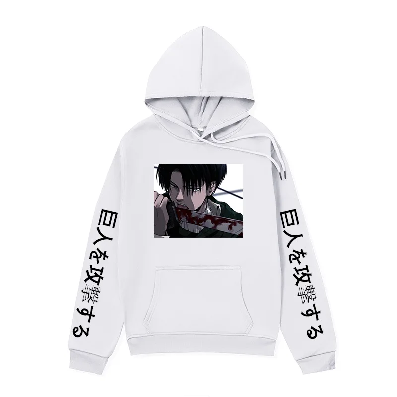 Attack on Titan Hoodie Anime Oversized Sweatshirts Printed Streetwear Fleece Hoodies Casual Loose Men's Clothes Women Clothing