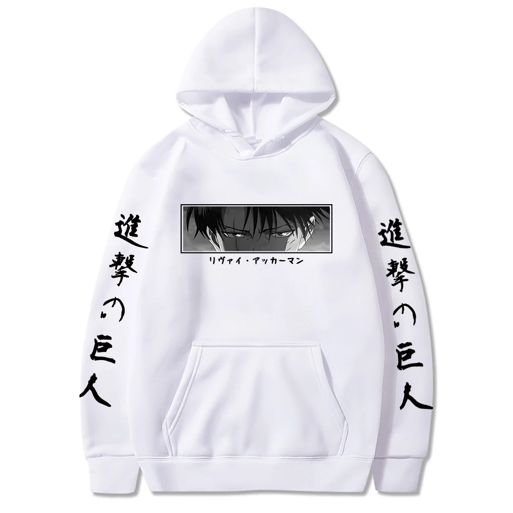 2021 Anime Attack on Titan Hoodie for Men Women Long Sleeve Anime Manga Attack on Titan Eye Hoodie Pullover Tops