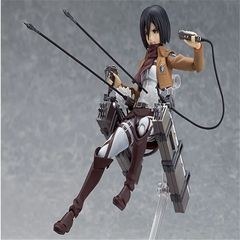 Anime Attack On Titan 203 Mikasa·Ackerman PVC Action Figure Model Toy Figure Collectible Doll Model Children Gift