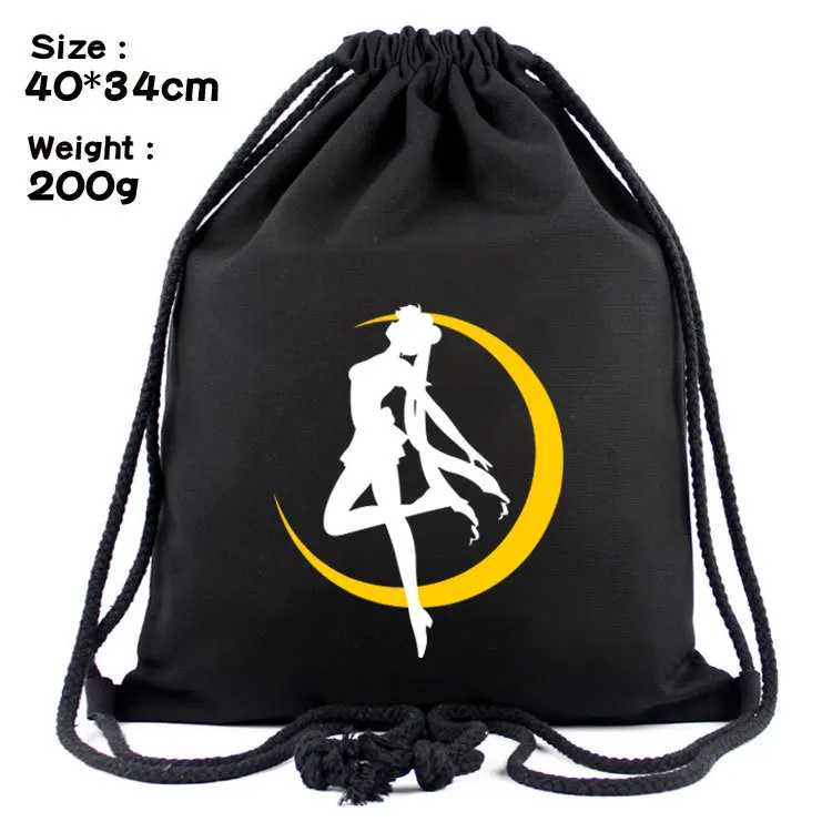 Attack on Titan Anime Drawstring Bag Men Women Travel Backpack Cosplay Accessories Cosmetic Bag for Gift