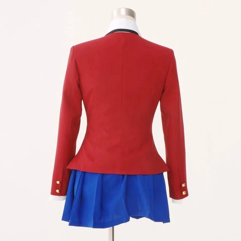 Anime TIGER DRAGON Toradora Cosplay Taiga Aisaka Cosplay Costume School Uniforms Full Set Custom Made