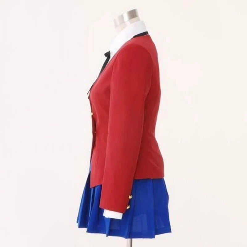 Anime TIGER DRAGON Toradora Cosplay Taiga Aisaka Cosplay Costume School Uniforms Full Set Custom Made