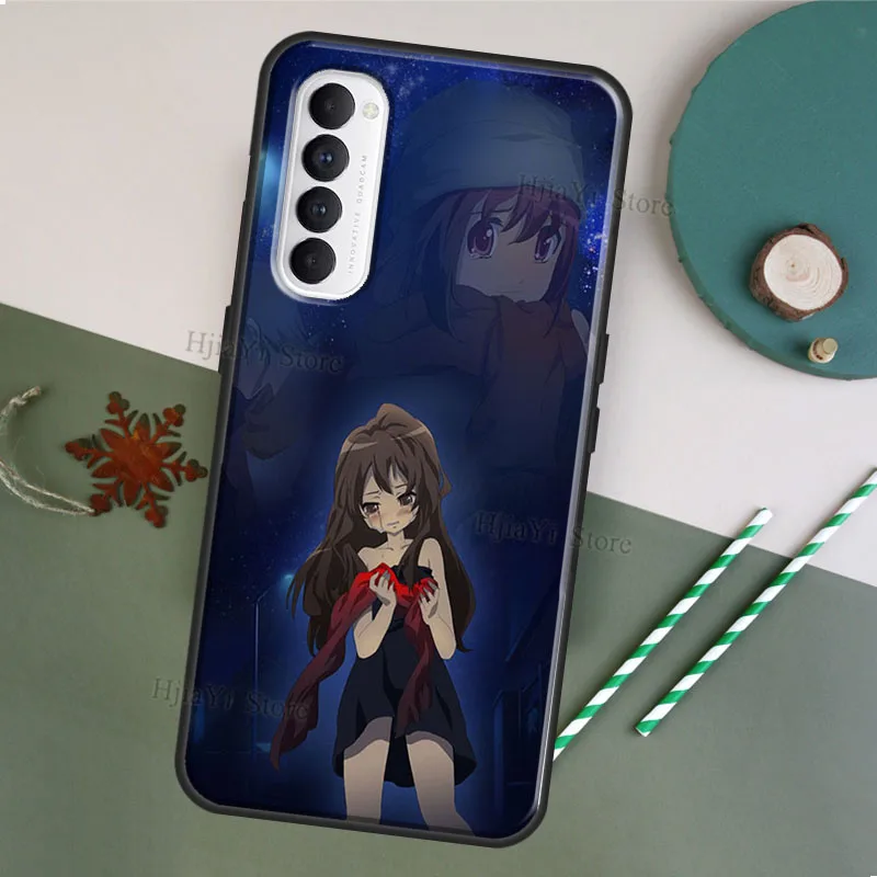 Toradora Taiga aisaka For OPPO A52 A72 A83 A91 A5 A9 A53 A31 2020 F5 F7 Reno 4 Pro 2Z A5S A1K A15 Phone Case