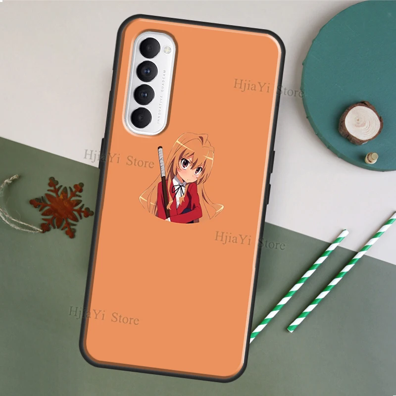 Toradora Taiga aisaka For OPPO A52 A72 A83 A91 A5 A9 A53 A31 2020 F5 F7 Reno 4 Pro 2Z A5S A1K A15 Phone Case