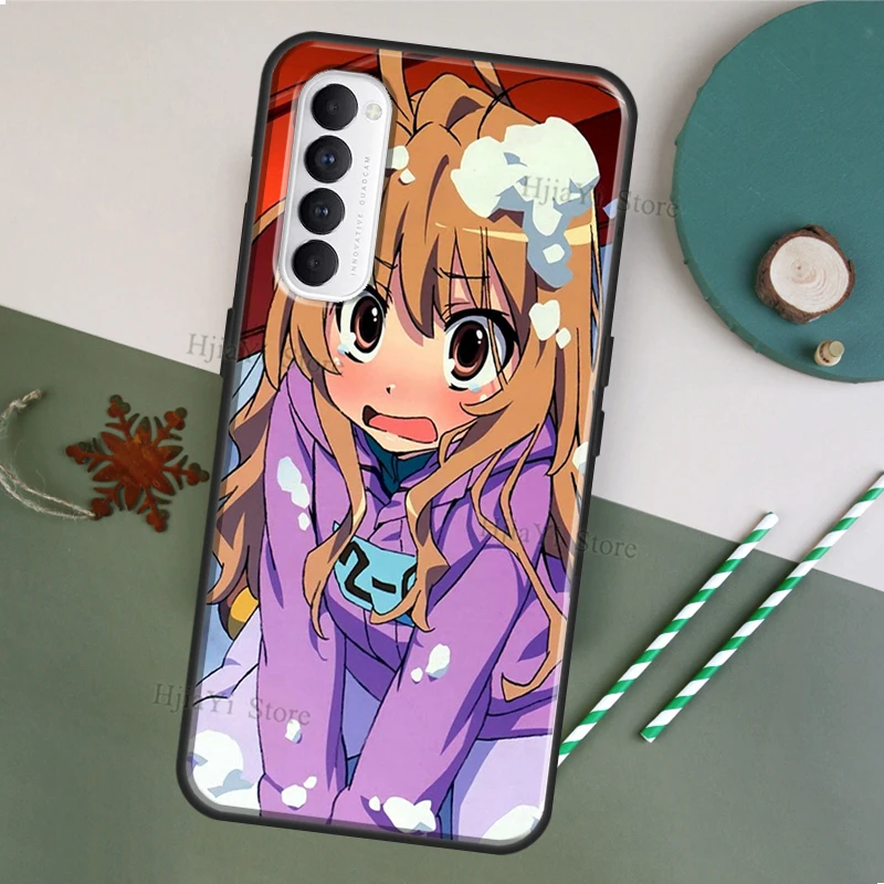 Toradora Taiga aisaka For OPPO A52 A72 A83 A91 A5 A9 A53 A31 2020 F5 F7 Reno 4 Pro 2Z A5S A1K A15 Phone Case