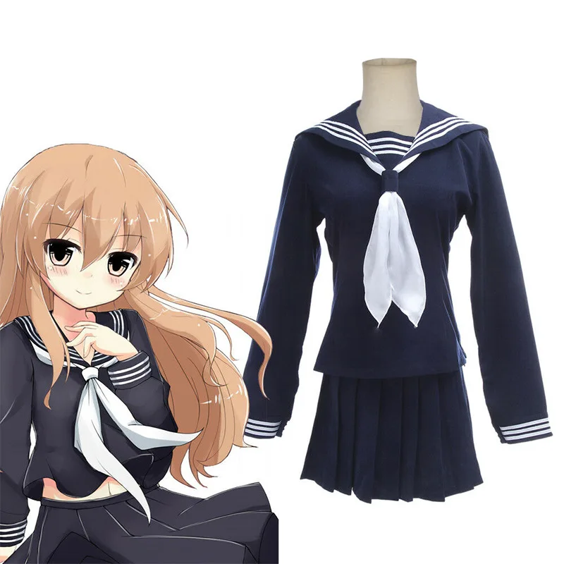 Anime Costumes Toradora! Aisaka Taiga Cosplay JK Uniform Skirt