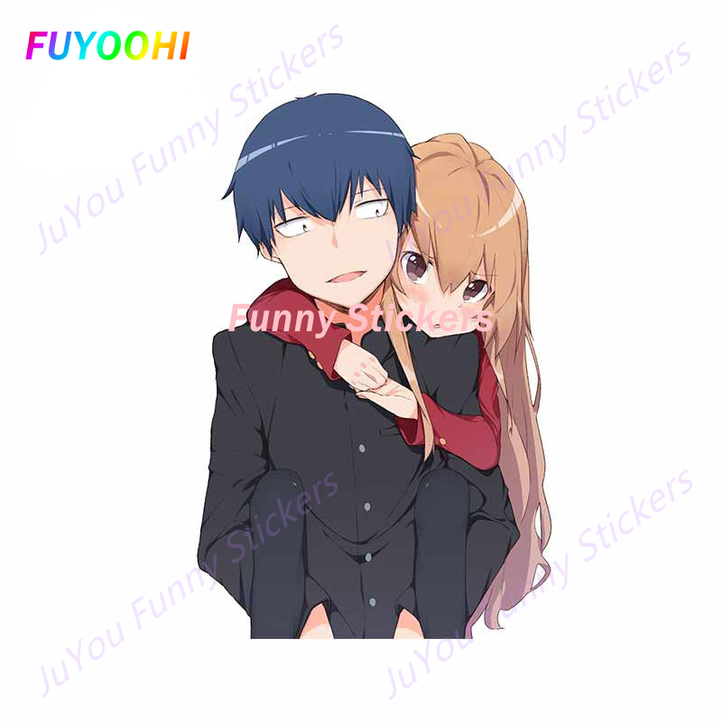 FUYOOHI Funny Stickers Exterior Accessories Windows Toradora Fine Decal Laptop Car