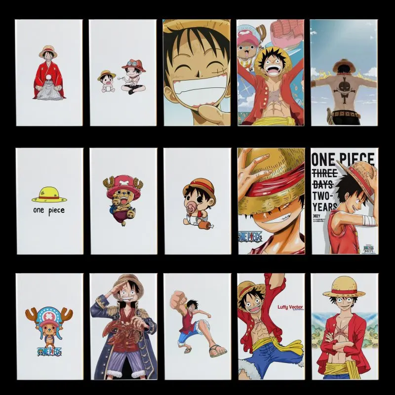 ONE PIECE Monkey D. Luffy Diy Aluminium Metal Cigarette Case