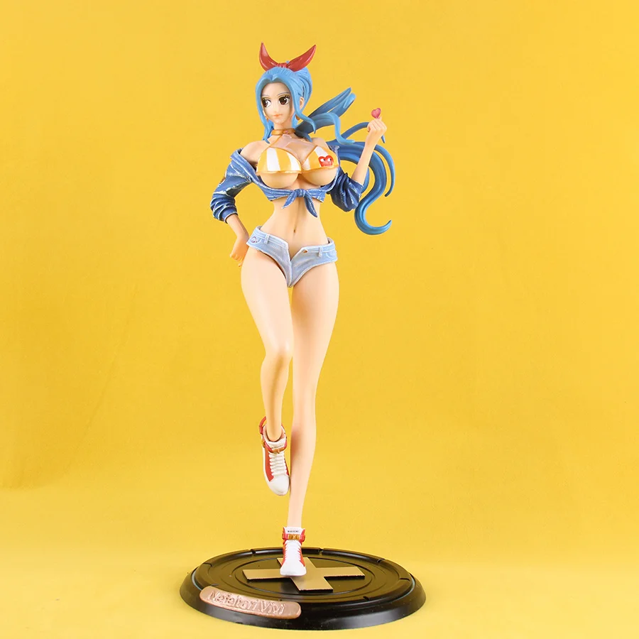 One Piece Figure Oversized Miss Wednesday GK Fashion Nefeltari Vivi Action 34cm PVC