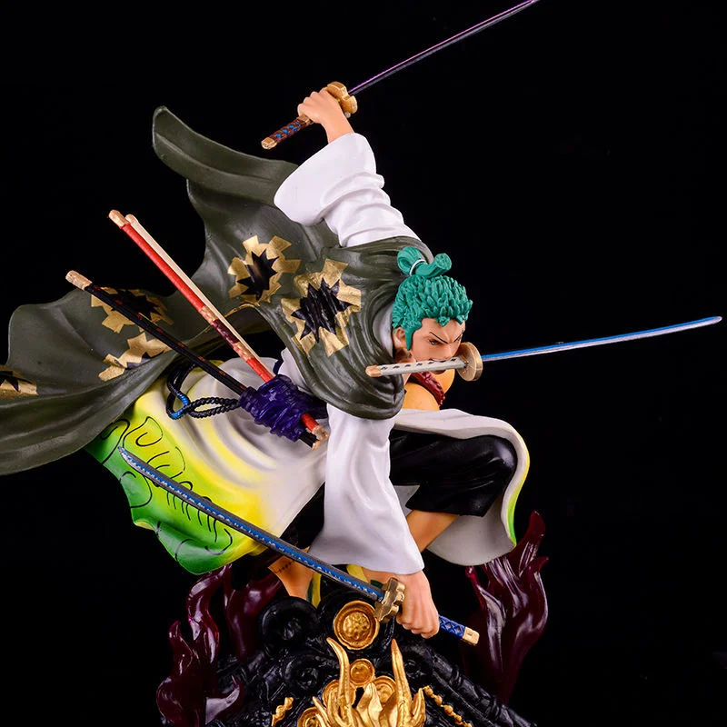 One Piece Figure Oversize GK Roronoa Zoro Model 31cm PVC