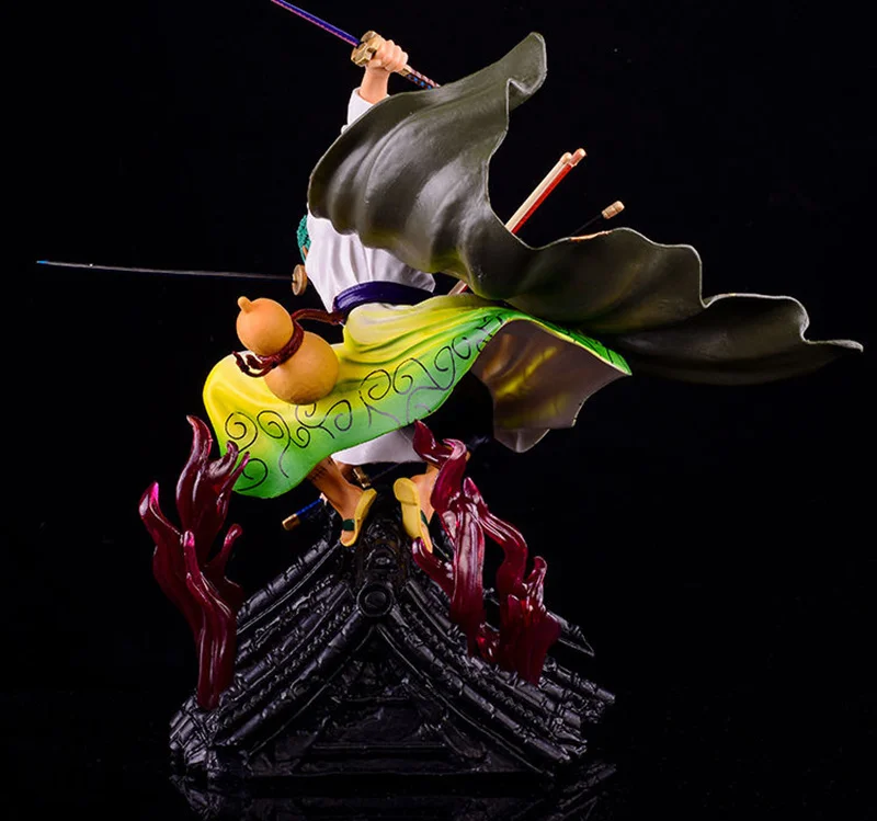 One Piece Figure Oversize GK Roronoa Zoro Model 31cm PVC