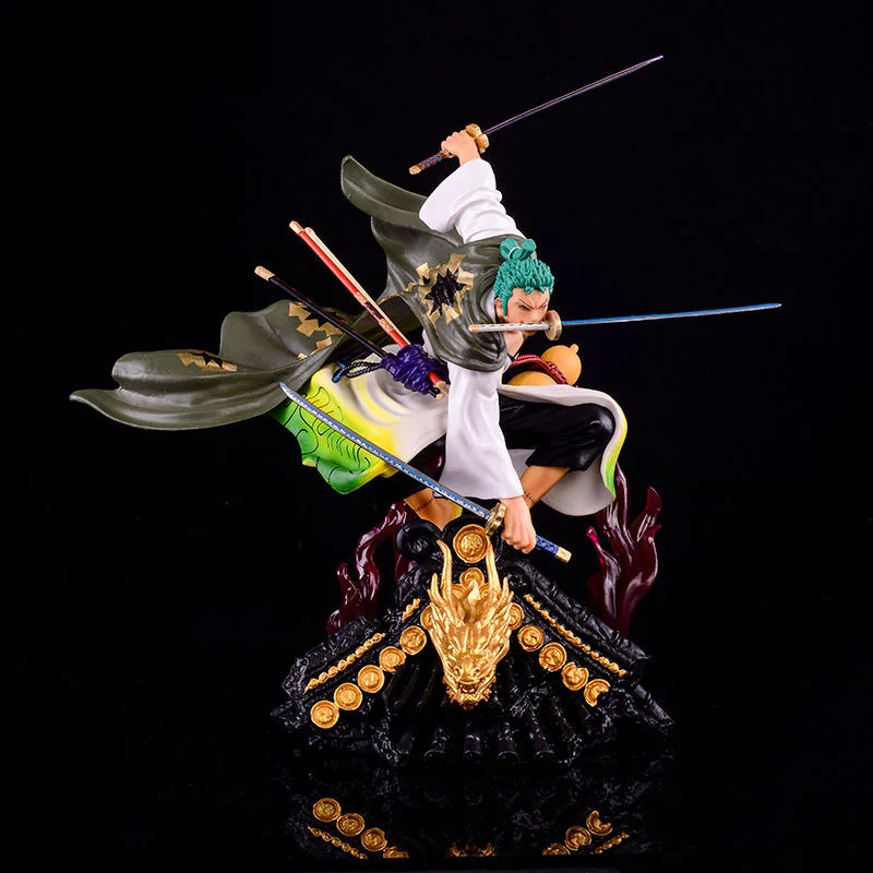 One Piece Figure Oversize GK Roronoa Zoro Model 31cm PVC