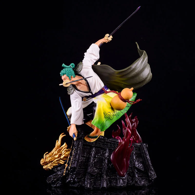 One Piece Figure Oversize GK Roronoa Zoro Model 31cm PVC