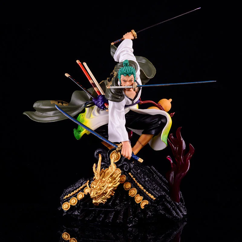 One Piece Figure Oversize GK Roronoa Zoro Model 31cm PVC