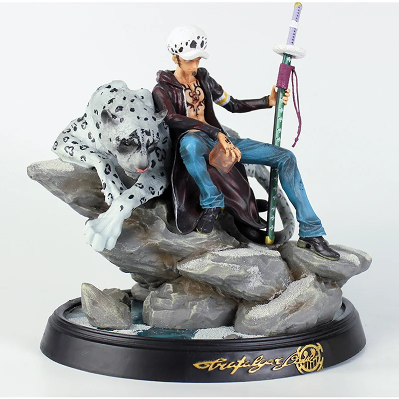 One Piece Figure Oversized Trafalgar D GK Oka Shichibukai 27cm PVC