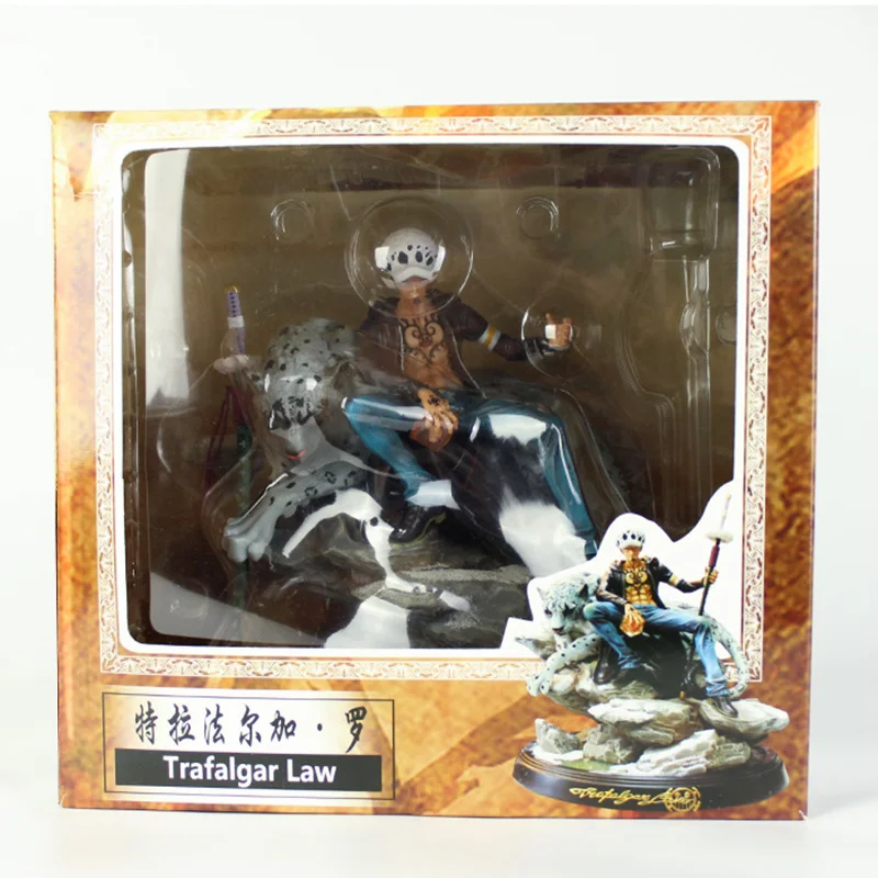 One Piece Figure Oversized Trafalgar D GK Oka Shichibukai 27cm PVC