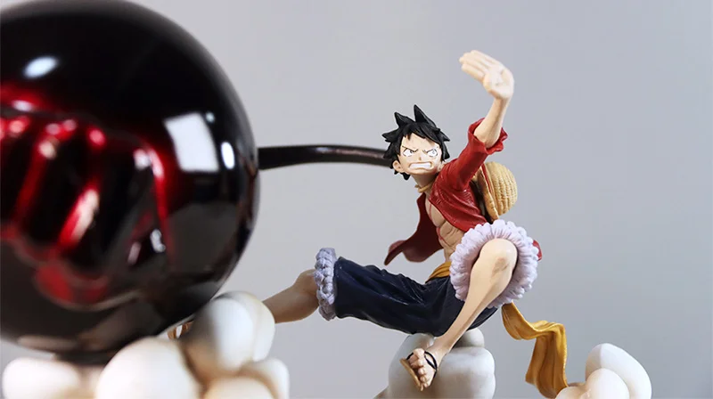 One Piece Figure GK Straw Hat Monkey D Luffy Model Action 17cm PVC