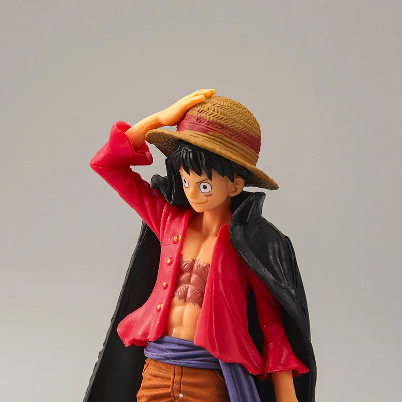 16cm One Piece Monkey D Luffy Model Action Figure Straw Hat PVC