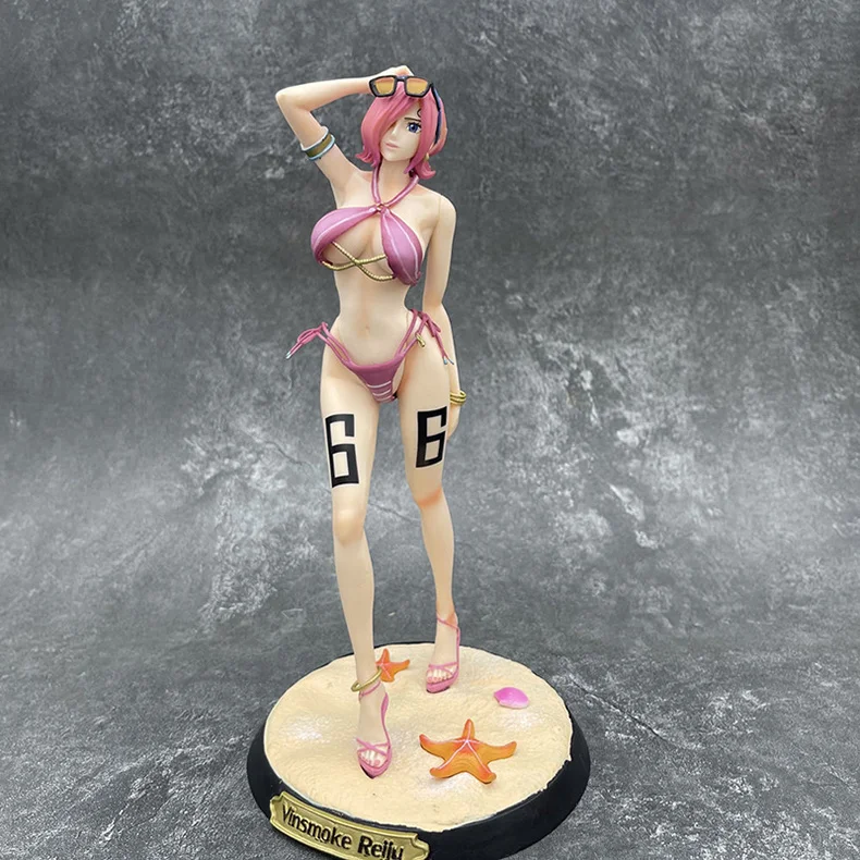 One Piece Figure GK Poison Pink Vinsmoke Reiju Action Figure 30cm