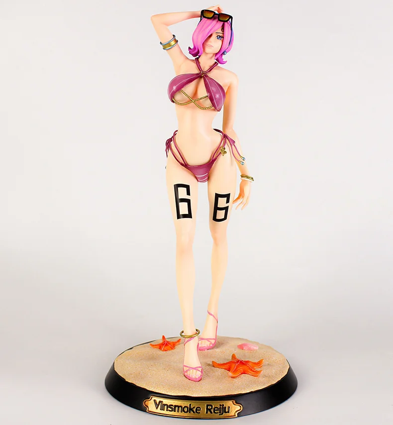 One Piece Figure GK Poison Pink Vinsmoke Reiju Action Figure 30cm