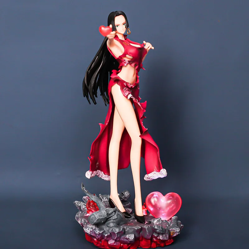 One Piece Figure GK Boa Hancock Pirate Empress Snake Princess Action Figure 35cm