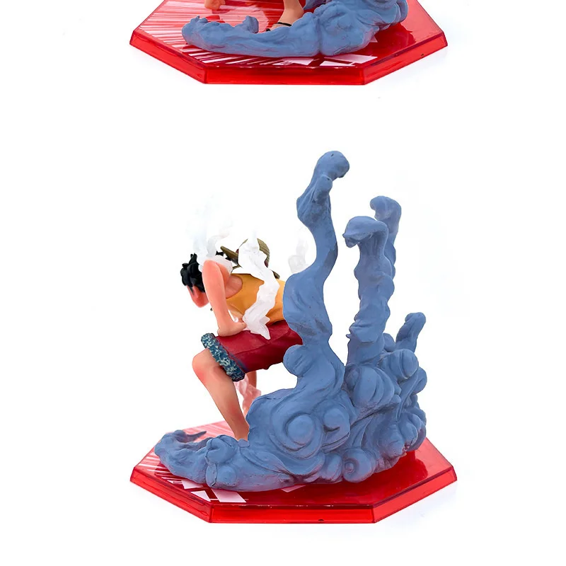 One Piece GK Monkey D Luffy Action Figure Toys Straw Hat Luffy Figurine 12cm