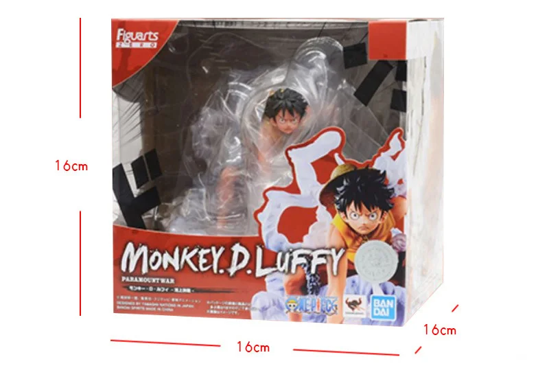 One Piece GK Monkey D Luffy Action Figure Toys Straw Hat Luffy Figurine 12cm