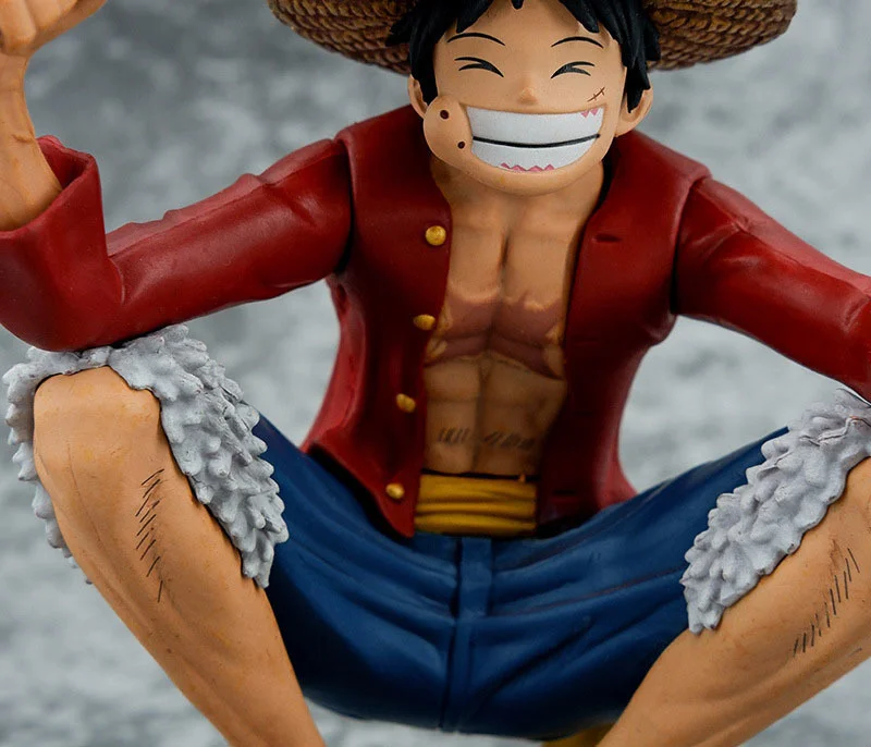 15cm Monkey D Luffy One Piece Action Figure Straw Hat