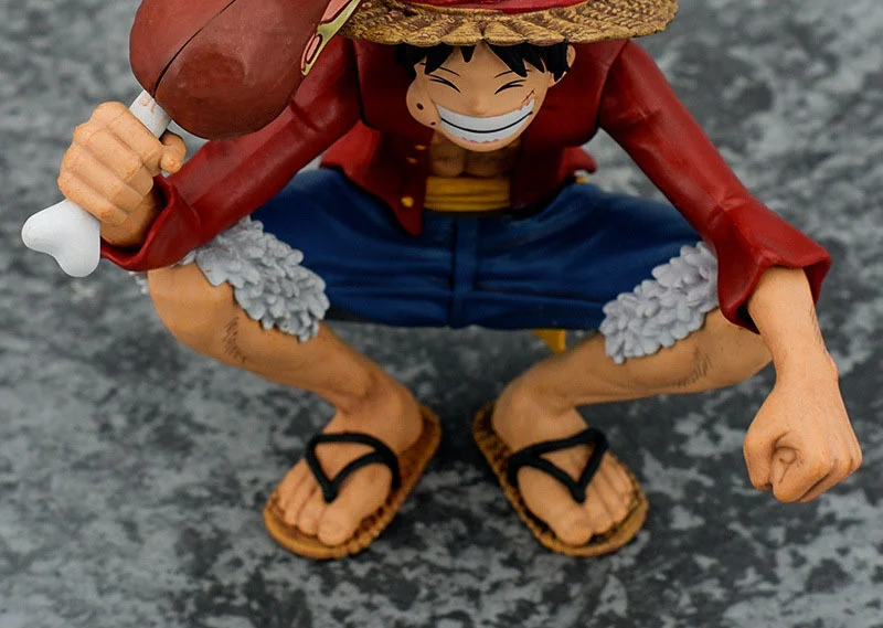 15cm Monkey D Luffy One Piece Action Figure Straw Hat