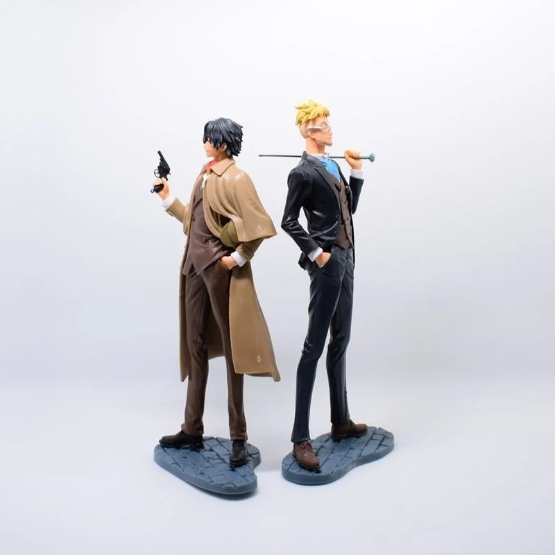 One Piece Figure Anime Action GK Ace Figma Mrrco Model 24cm PVC Detective Suit