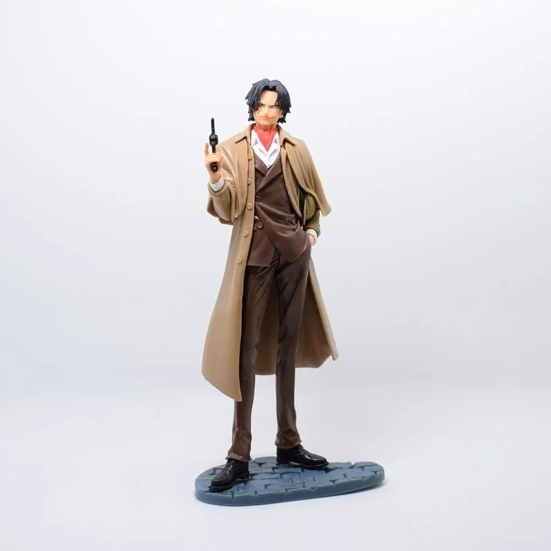 One Piece Figure Anime Action GK Ace Figma Mrrco Model 24cm PVC Detective Suit