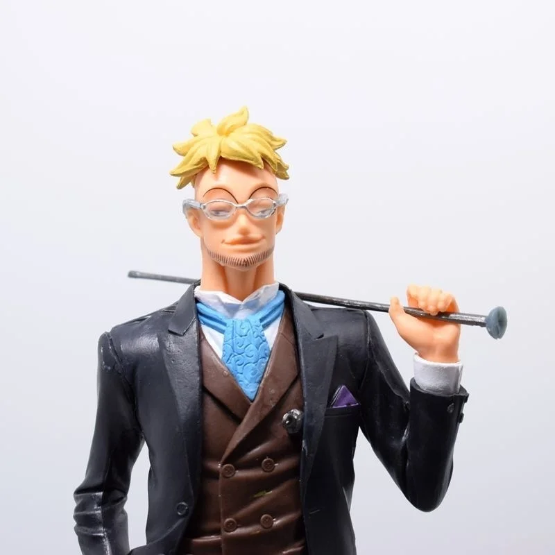 One Piece Figure Anime Action GK Ace Figma Mrrco Model 24cm PVC Detective Suit