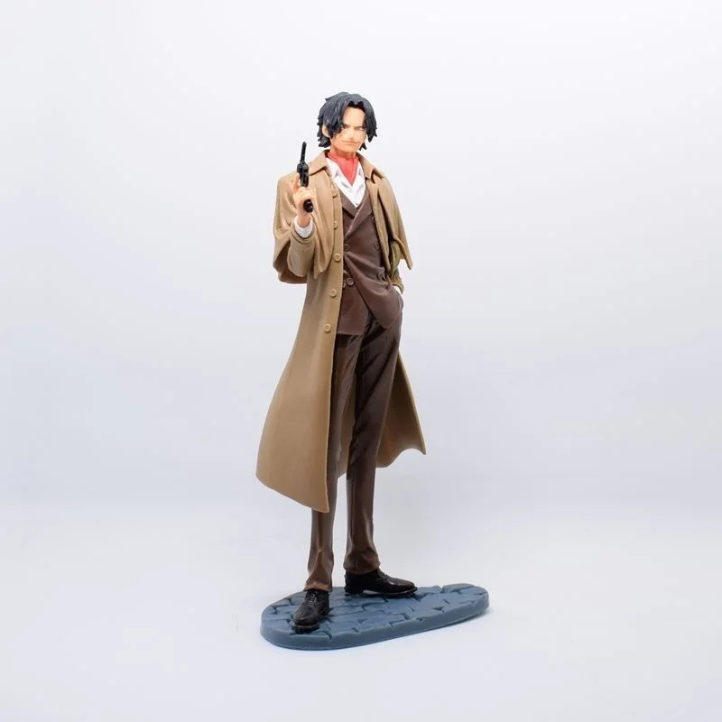 One Piece Figure Anime Action GK Ace Figma Mrrco Model 24cm PVC Detective Suit