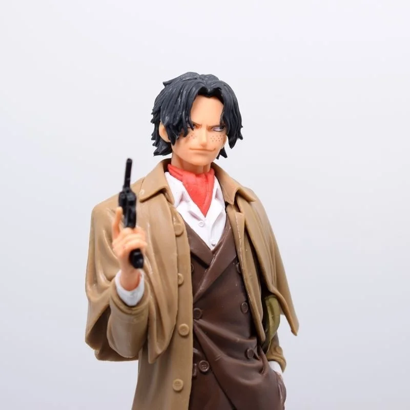 One Piece Figure Anime Action GK Ace Figma Mrrco Model 24cm PVC Detective Suit